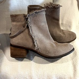 Diba True fringe zipper booties